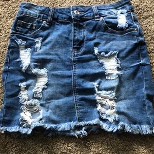 Jean skirt